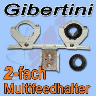 GIBERTINI Multifeed 2 fach Multifeedhalter Sat Spiegel