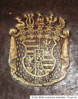 1718 Wappeneinband Mystik Maria de Jesus de Agreda Geistliche Stadt