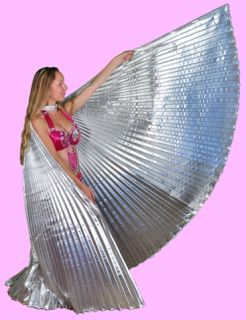 Isis Wing Isis Wings Schleier Bauchtanz Belly Dance silber pink