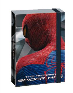 Spiderman Heftbox A4 Heftmappe stabil Box Sammelbox Sammelmappe