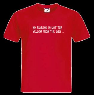 IS NOT THE YELLOW FROM THE EGG T Shirt Spaß Gaudi 10 581