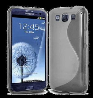 TPU Case Schutzhülle Bumper Samsung Galaxy S3 SLINE Transparent + 1x