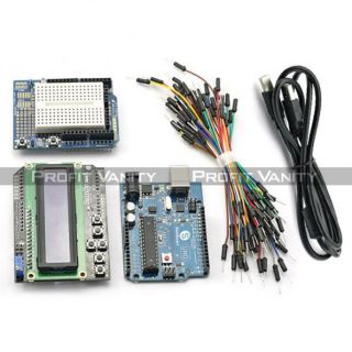 SainSmart UNO + LCD1602 Keypad Shield+ Prototype Shield For Arduino
