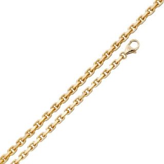 Ankerkette Kette Collier, 585 Gold Gelbgold, Goldkette, 45cm