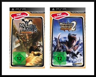Monster Hunter Freedom 1 und 2 im Doppelpack für Sony PSP, NEU&OVP