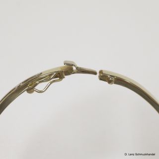 Eleganter Armreif Armband Gold bicolor 585/14 Kt NEU 9 Gramm