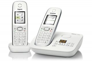 Siemens Gigaset C595 Duo   Schnurlos Analog Telefon Set mit AB