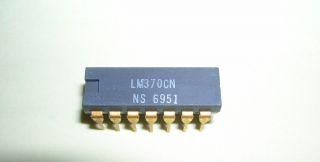 LM370 Integrated Audio Preamp Gold IC Rare LM370CN