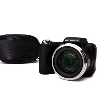 Olympus SP 600 UZ SP600 Digital Kamera Set mit Zubehör schwarz
