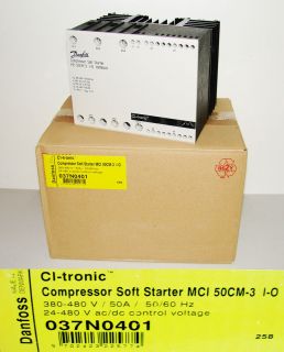 DANFOSS CI tronic Compressor Soft Starter MCI 50CM 3 I O 037N0401