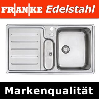 Franke Spüle Edelstahlspüle ALX 614 G, Becken rechts, Edelstahl