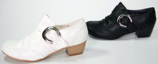 Damen Pumps Schuhe Schwarz Weiß Halbschuhe fashion shoes