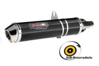BOS Auspuff + Extras* Honda CB 900 Hornet Steel Carbon, E geprüft