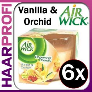 Air Wick Duftkerze Vanille & Orchidee AIRWICK Kerze Vanilla