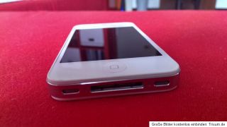 Apple iPhone 4 16 GB   Weiss (Ohne Simlock) mit Rechnung   Weiß