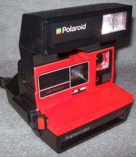 Polaroid Supercolor 635 Sofortbild Kamera Sofortbildkamera schwarz