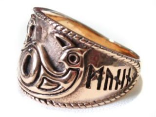 Odins Auge Wotansauge Hugin Munin Ring Bronze
