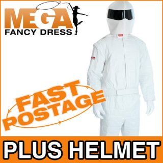 Herren Rennfahrer Kostüm Overall Mit Helm Maskenball Kostüm