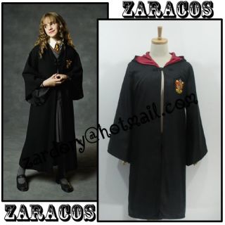 Harry Potter Uniform Cosplay Costume Gryffindor Cloak