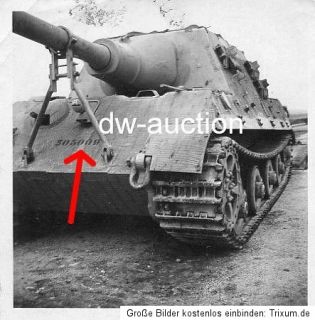 Tank Tiger mit Nummer von der schw. Panzer Jg. Abt. 653 TOP (1)