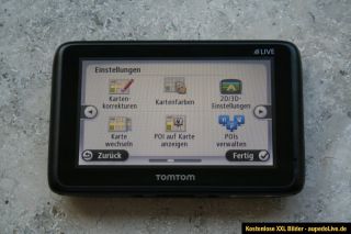 TomTom GO 1000 LIVE Europa Navigation TOP Zustand 45 Länder
