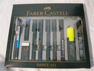 Faber Castell Office Set groß, Schreib Set Marker Finepen