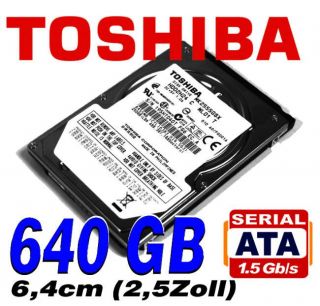 640 GB TOSHIBA 6,4cm ( 2,5 ) SATA NOTEBOOK FESTPLATTE