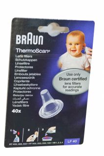 Braun IRT 4020 MN ThermoScan Thermometer + Braun LF 40 Schutzkappen