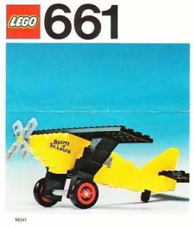LEGO® 661 Spirit of St. Louis plane / Flugzeug   V13