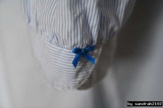 BENGH PER PRINCIPESSE ~ schönstes Kleid/Tunika~blau/weiß~Gr. 134/140