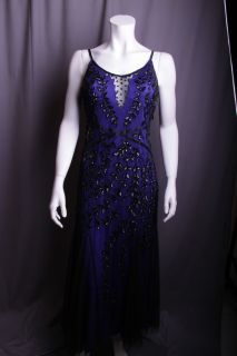 Kaleidoscope Kleid Ballkleid Abendkleid Damen schwarz blau Gr. 36