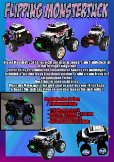 Stunt Wagen RC Monster Truck ferngesteuertes AutoPick Up Monstertruck