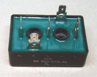 AEG Brückengleichrichter dreiphasig B6 500/670 40 7L