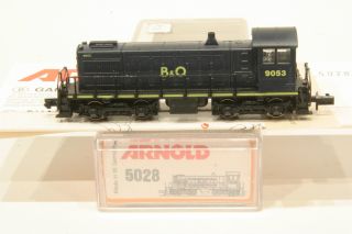 Arnold 5028 Alco S2 Diesellok, Baltimore & Ohio, B&O, 9053, OVP