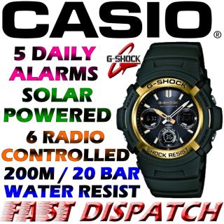 Casio G Shock Armbanduhr Waveceptor Radio Controlled Solar AWG M100A