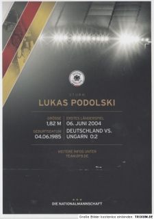 Lukas Podolski DFB AK 2012 NEU AK Europameisterschaft 2012