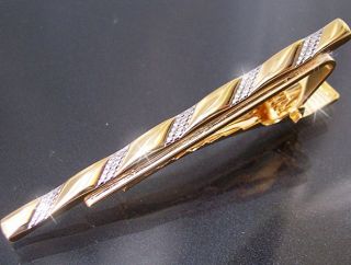 Krawattennadel KrawattenKlammer Krawatte Gold Silber Herrenschmuck Neu