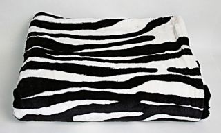 Kuscheldecke, Wohndecke, Mikrofaser Decke Tagesdecke 180x220cm Zebra