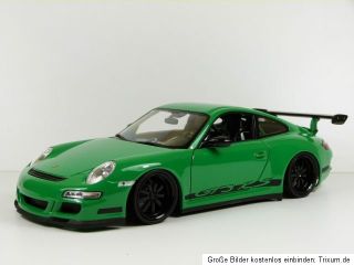PORSCHE 911 (997) GT3 RS, grün 118 Tuning Umbau NEU & OVP