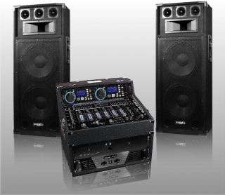PACK SONO DJ 691 AMPLI 960 W DOUBLE CD  USB ANALOGIQUE NUMÉRIQUE