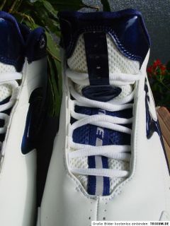 NIKE AIR MAX DEFIANT Sneaker weiss royalblau Basketballschuhe Gr.46