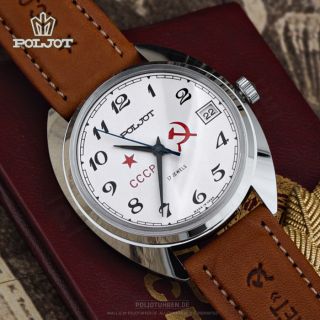 POLJOT Kaliber 2614.2H SU soviet russian mechanical watch made in USSR