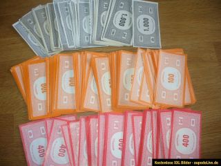 Monopoly Geld Spielgeld Ersatzteile 702 Scheine DM Scheine 60 iger