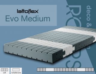 Lattoflex Matratze Evo Medium mit Bezug ab 688,  Euro