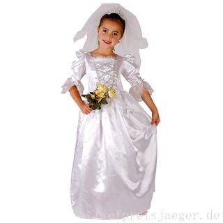 KINDER BRAUT KOSTÜM # Mädchenkostüm Brautkostüm Kleid Hochzeit