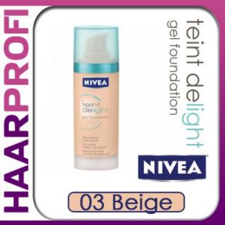 NIVEA teint delight gel foundation Make up 03 BEIGE 30ml