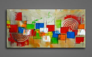 BRATIS / UNIKAT Acryl Bilder Gemälde Kunst abstrakt 710