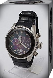 VIP Time Italy Chrono Diamant   Uhr VP 8008BK UVP 699.  NEU