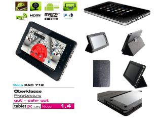 XORO PAD 712 17,8 cm 7 Zoll Tablet PC TFT Touchpanel 1.0 GHz Cortex A8