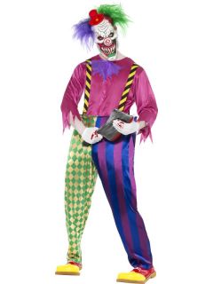 Killerclown Clown Saw Horror Kostüm Kolorful Klown Gr L